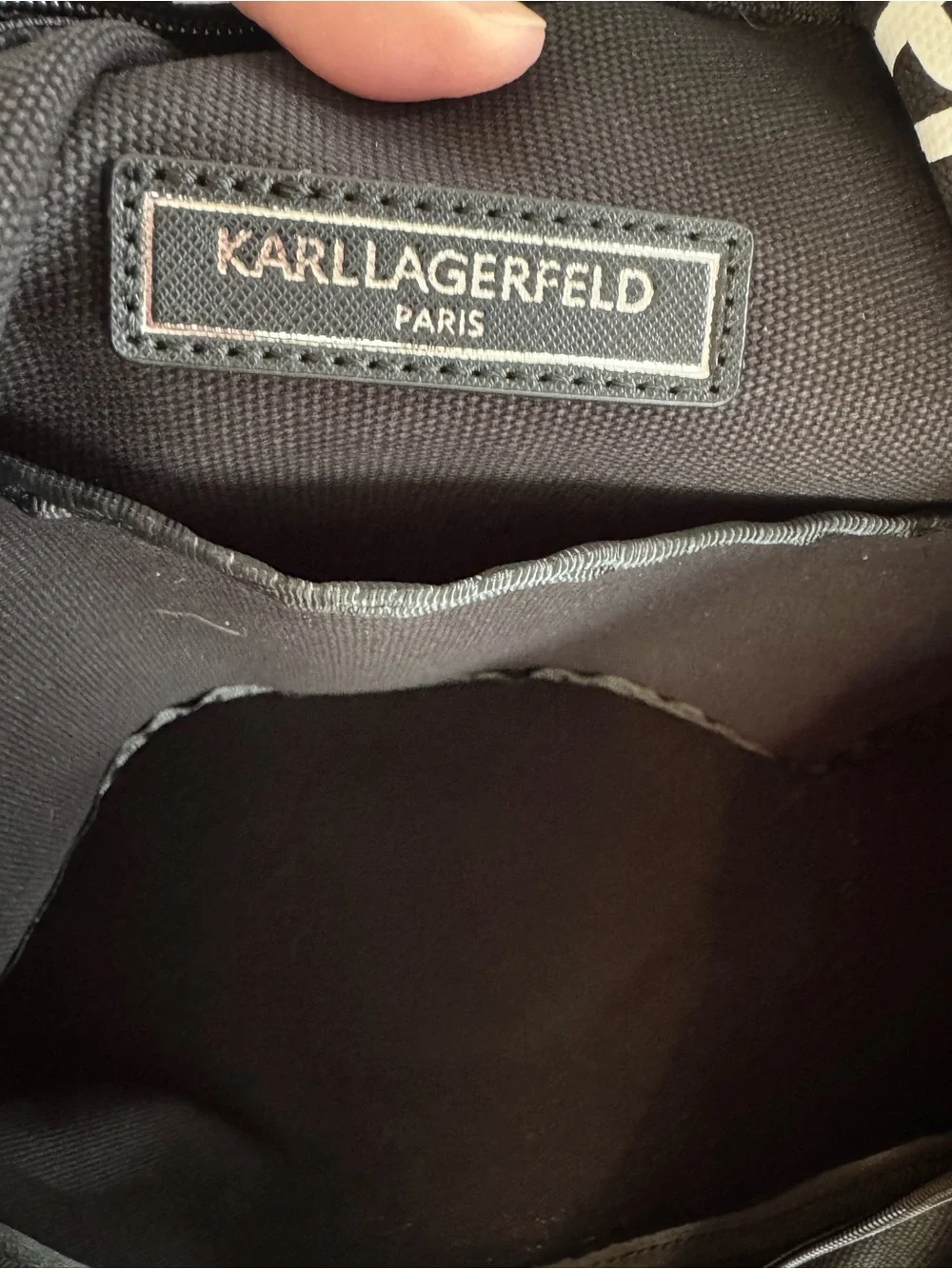NWOT Karl Lagerfeld Paris Rue Lagerfeld Canvas Tote
